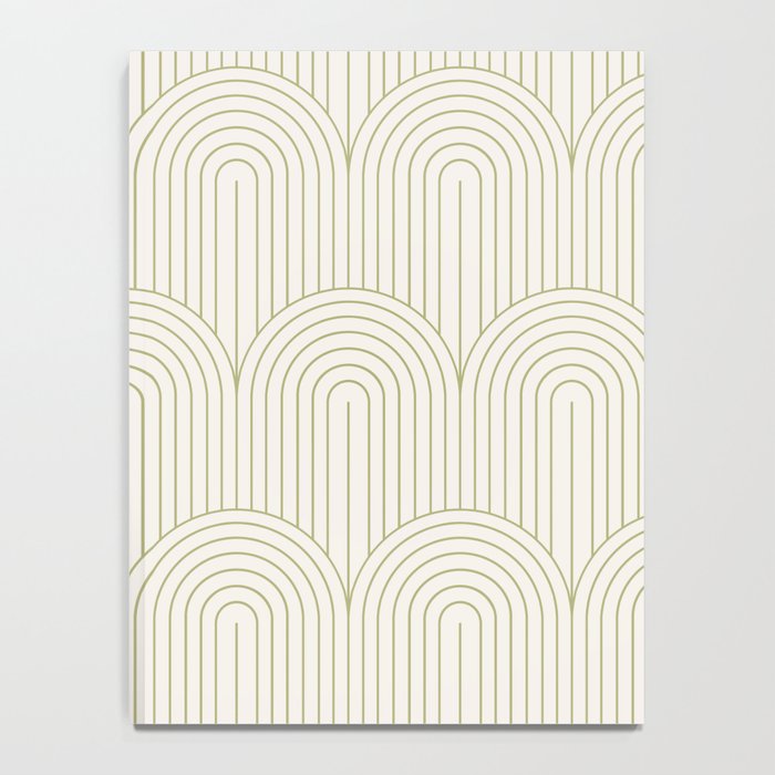 Art Deco Arch Pattern XLIV Notebook Gallery Image 4