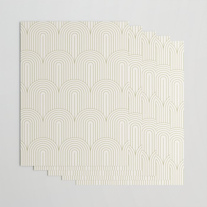 Art Deco Arch Pattern XLIV Wrapping Paper Gallery Image 3
