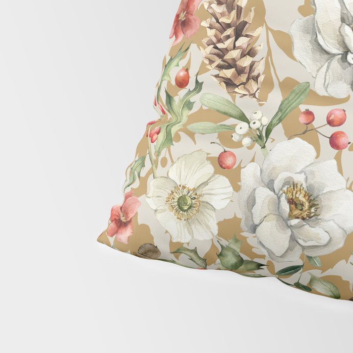 Winter flowers WP1 Pillow Sham Gallery Image 4