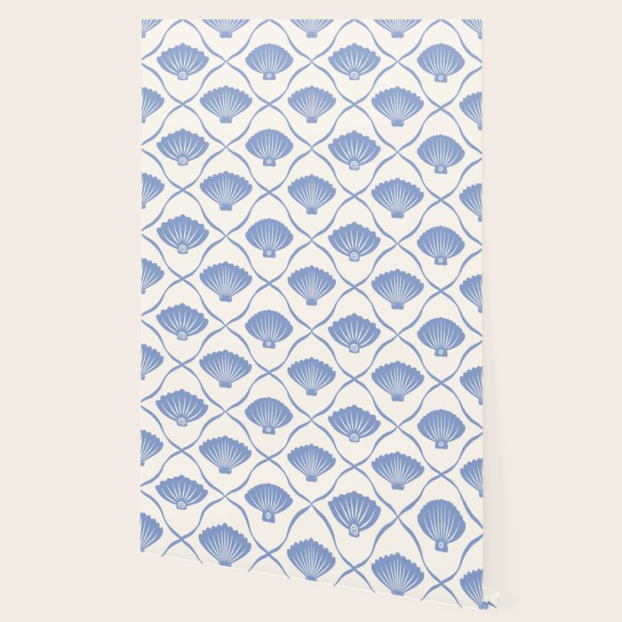 Coastal Ocean Blue Seashells Wallpaper Gallery Image 2