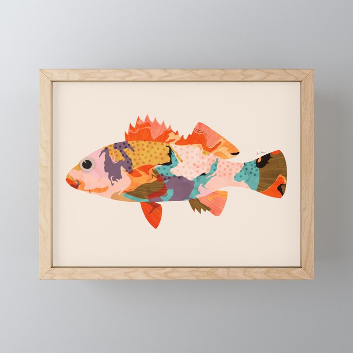 Tropical fish Mini Art Print Gallery Image 1