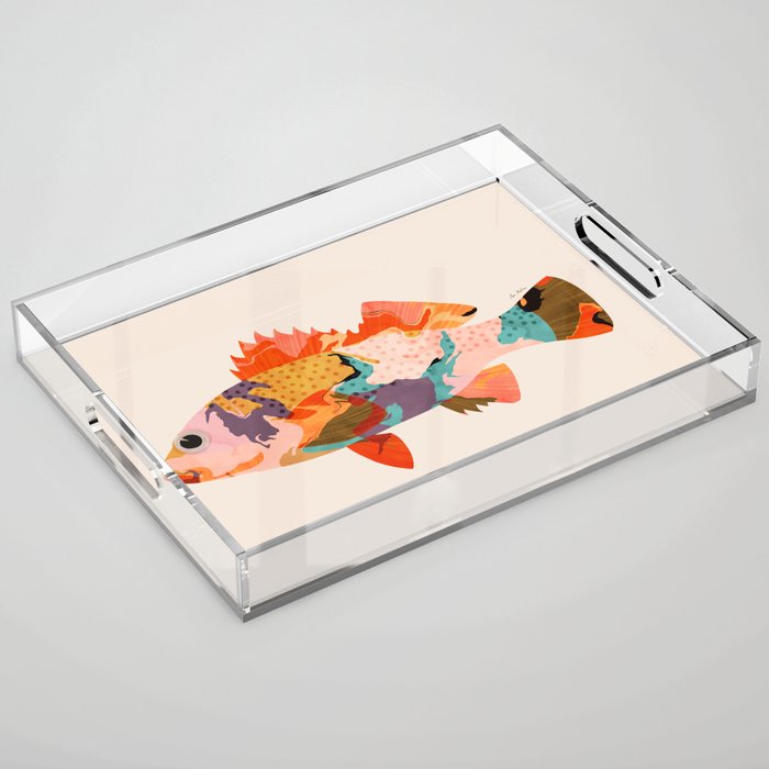 Tropical fish Acrylic Tray Gallery Image 1