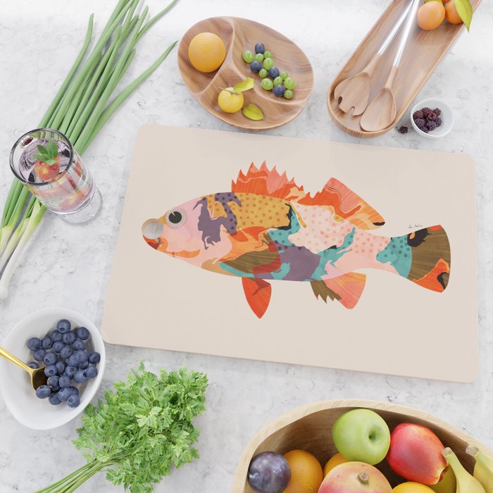 Tropical fish Cutting Board Gallery Image 2