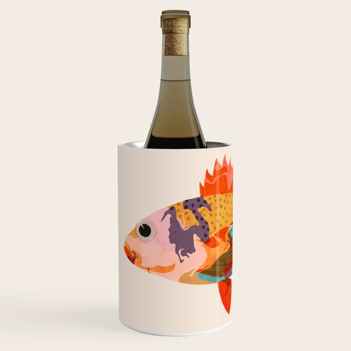 Tropical fish Wine Chiller Gallery Image 2