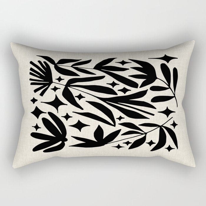 Cosmic Bloom Rectangular Pillow Gallery Image 1