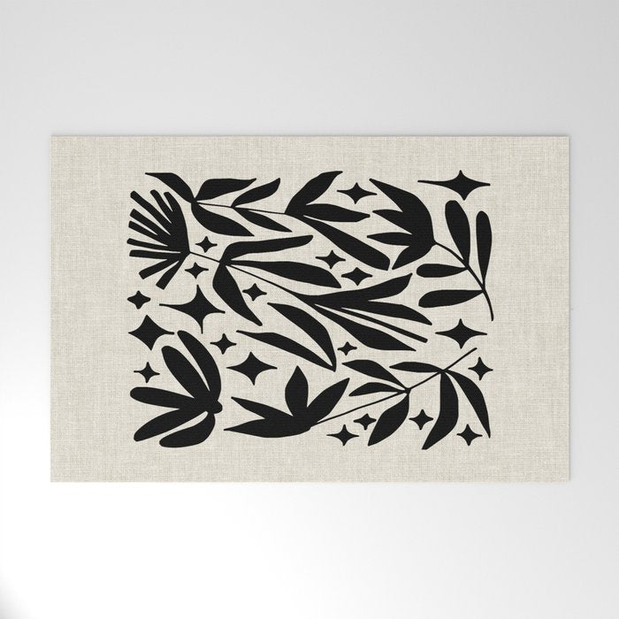 Cosmic Bloom Welcome Mat Gallery Image 1