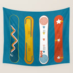 SNOWBOARD DESIGN Wall Tapestry Gallery Image 4