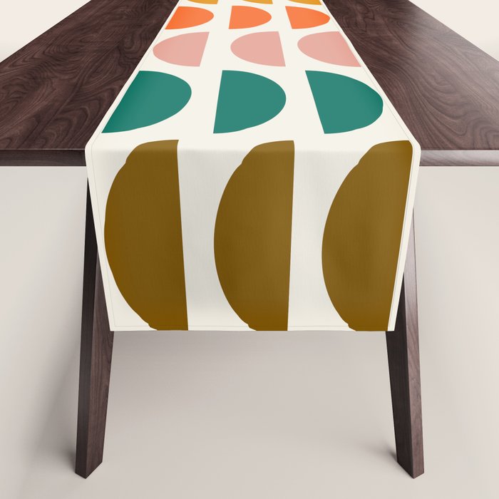 Retro 70s Geometrics Table Runner Gallery Image 1