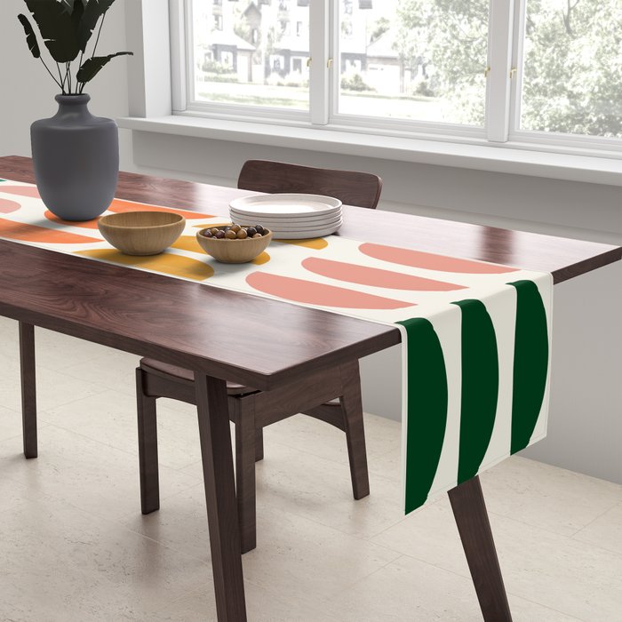 Retro 70s Geometrics Table Runner Gallery Image 2