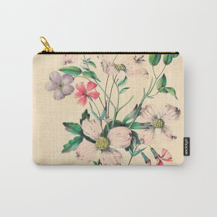  Wildflowers by Clarissa Munger Badger, 1859 (benefitting The Nature Conservancy) Carry All Pouch Gallery Image 1