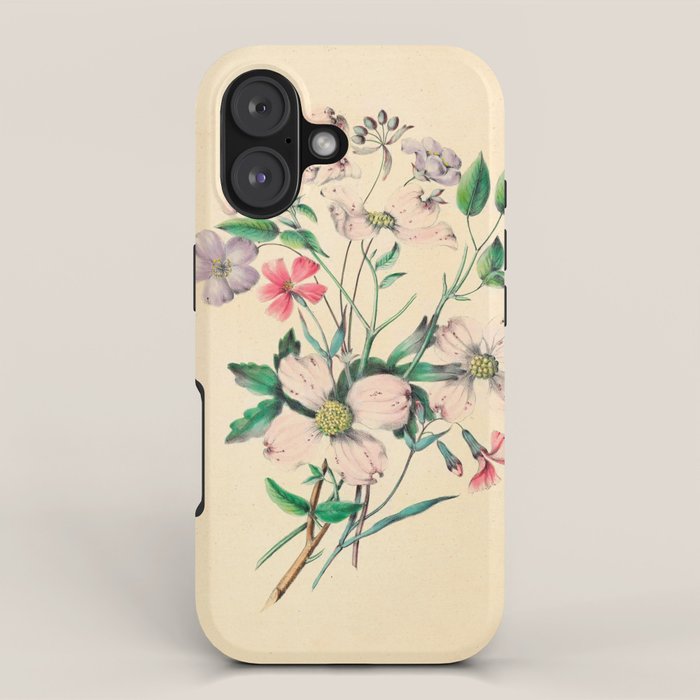 Wildflowers by Clarissa Munger Badger, 1859 (benefitting The Nature Conservancy) iPhone Case Gallery Image 1