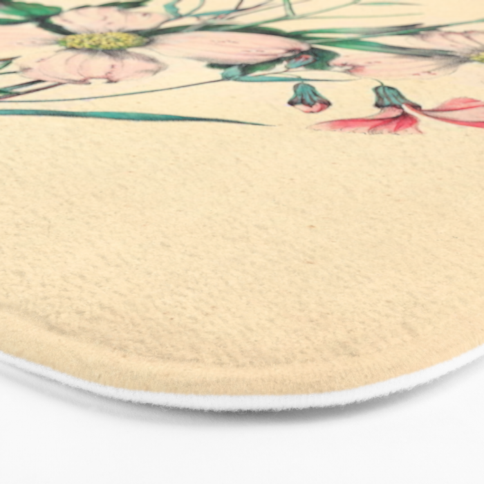  Wildflowers by Clarissa Munger Badger, 1859 (benefitting The Nature Conservancy) Bath Mat Gallery Image 3