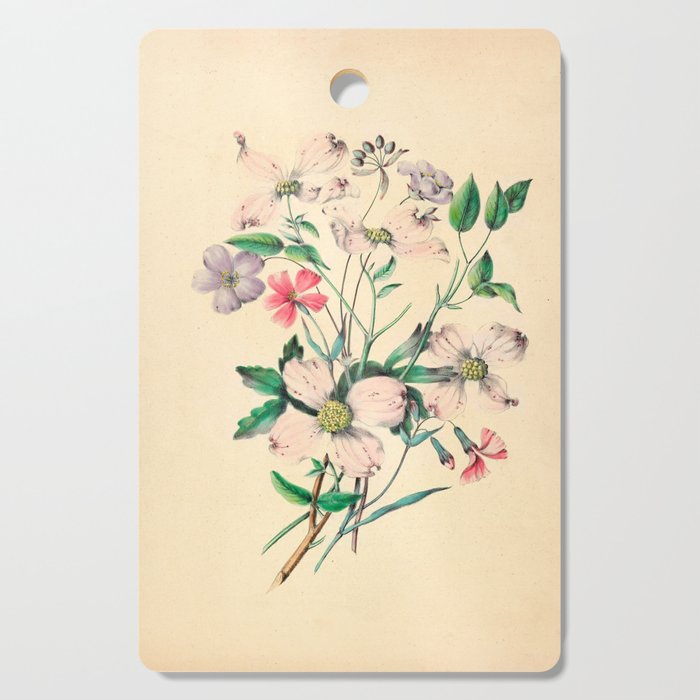  Wildflowers by Clarissa Munger Badger, 1859 (benefitting The Nature Conservancy) Cutting Board Gallery Image 1