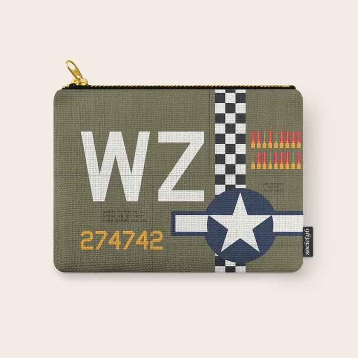 Aircraft Markings - USA P-47 Carry All Pouch Gallery Image 1
