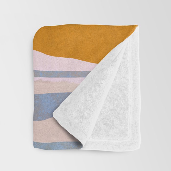 valley moon Throw Blanket Gallery Image 3