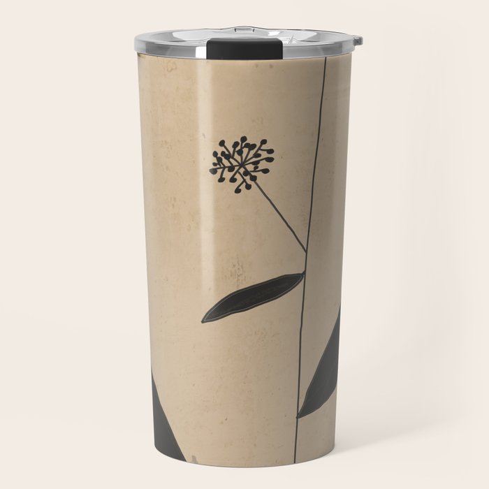 Abstract Art /Minimal Plant 8 Travel Mug Gallery Image 1