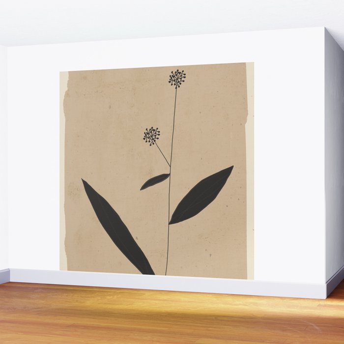 Abstract Art /Minimal Plant 8 Wall Mural Gallery Image 2