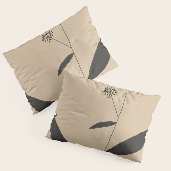 Abstract Art /Minimal Plant 8 Pillow Sham Gallery Image 1