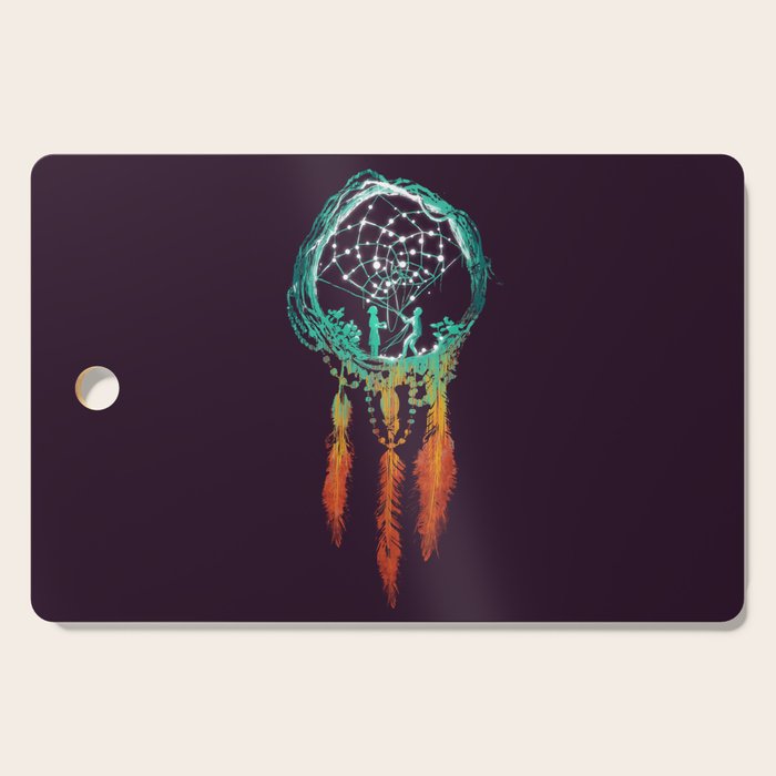 Dream Catcher (the rustic magic) Cutting Board Gallery Image 1