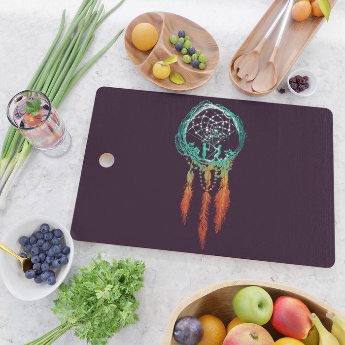 Dream Catcher (the rustic magic) Cutting Board Gallery Image 2