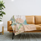 Setting Sun over the Sea 1 Throw Blanket Gallery Image 1