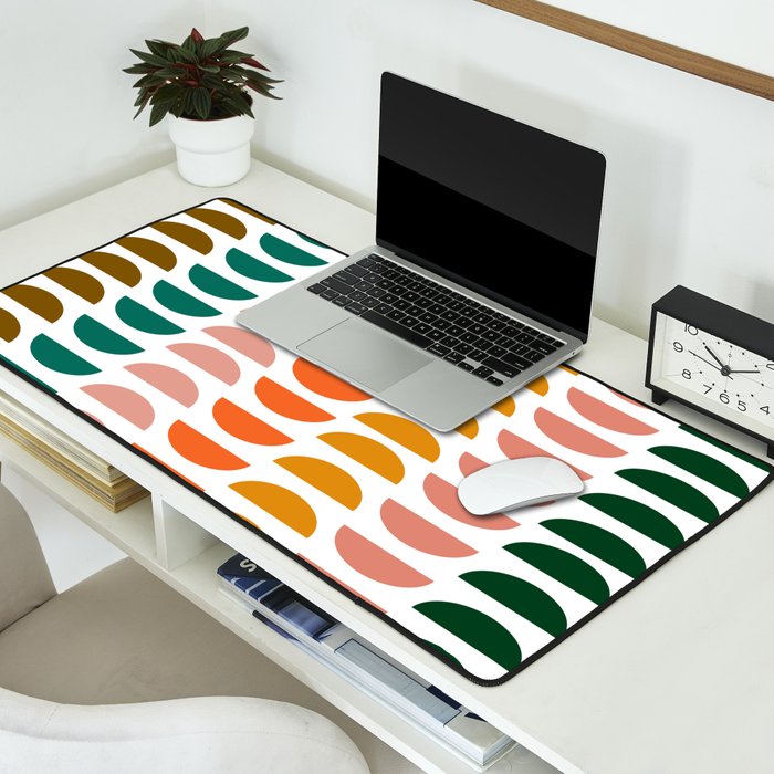 Retro 70s Geometrics Desk Mat Gallery Image 2