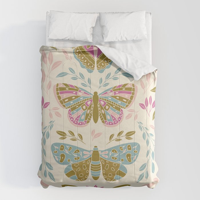 Vintage Butterflies  Comforter Gallery Image 6
