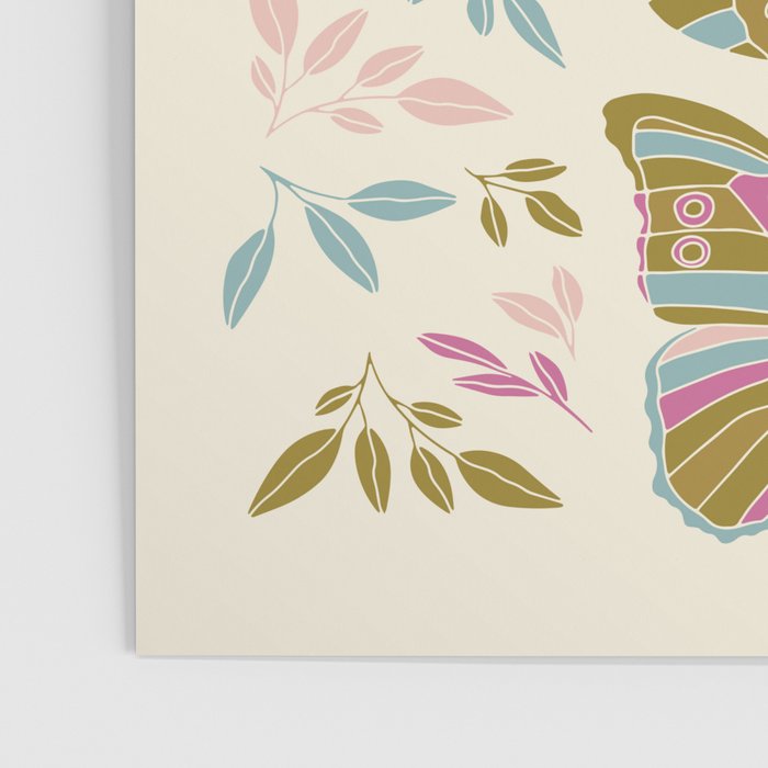 Vintage Butterflies  Poster Gallery Image 3