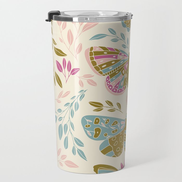 Vintage Butterflies  Travel Mug Gallery Image 3