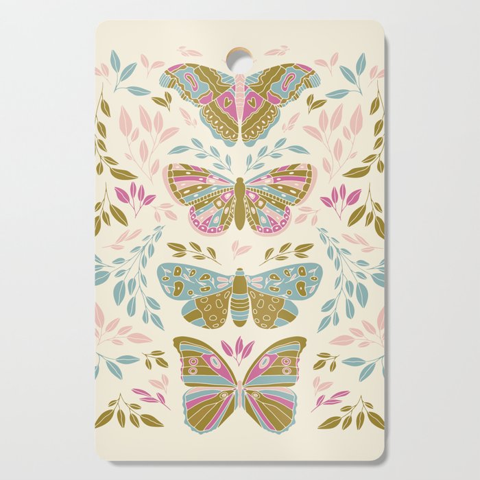 Vintage Butterflies  Cutting Board Gallery Image 1