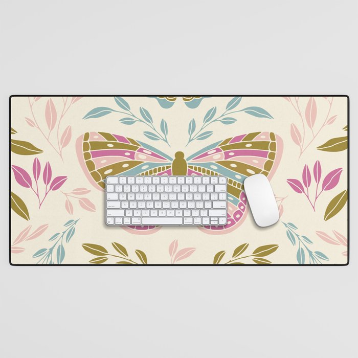 Vintage Butterflies  Desk Mat Gallery Image 1