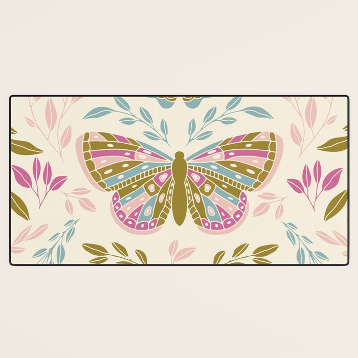 Vintage Butterflies  Desk Mat Gallery Image 3