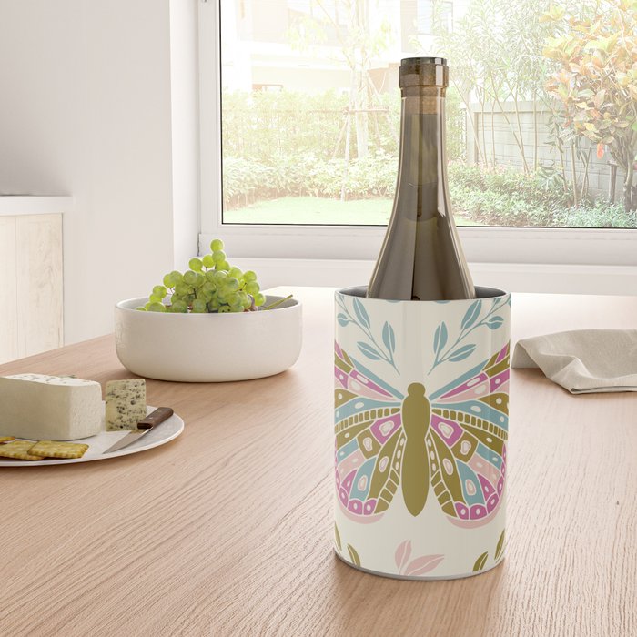 Vintage Butterflies  Wine Chiller Gallery Image 4