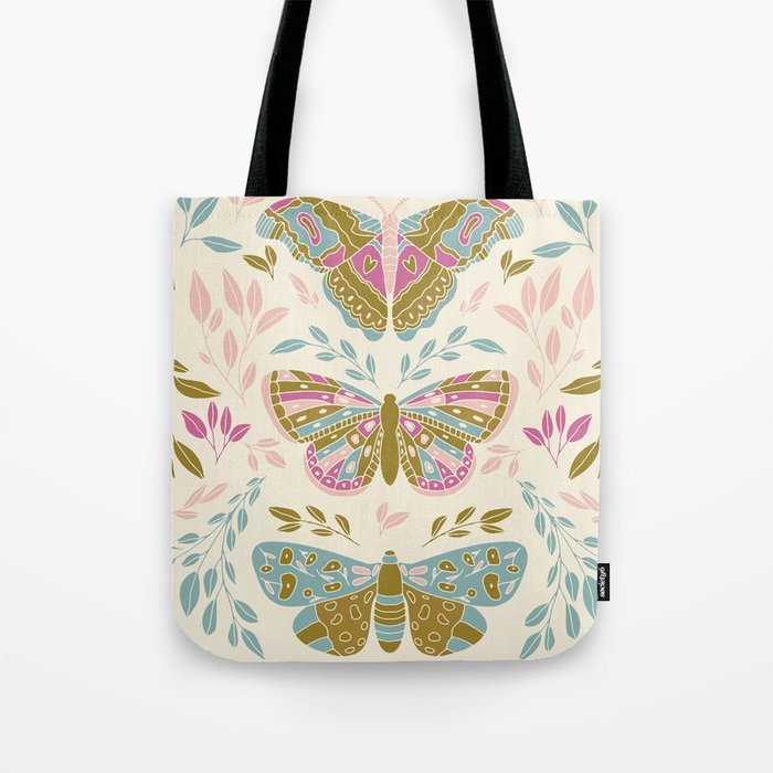 Vintage Butterflies  Tote Bag Gallery Image 1