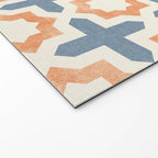 river stars - tangerine and blue Welcome Mat Gallery Image 2
