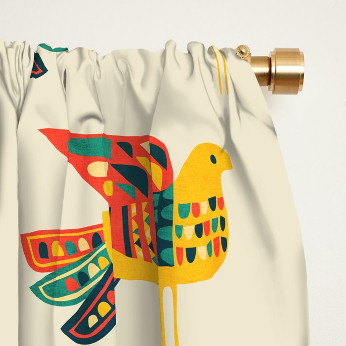 Century Bird Window Curtain Gallery Image 2