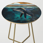 Moonlit Whales Side Table Gallery Image 2