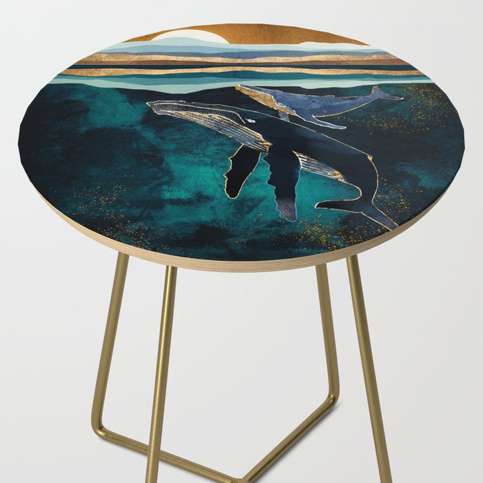 Moonlit Whales Side Table Gallery Image 2
