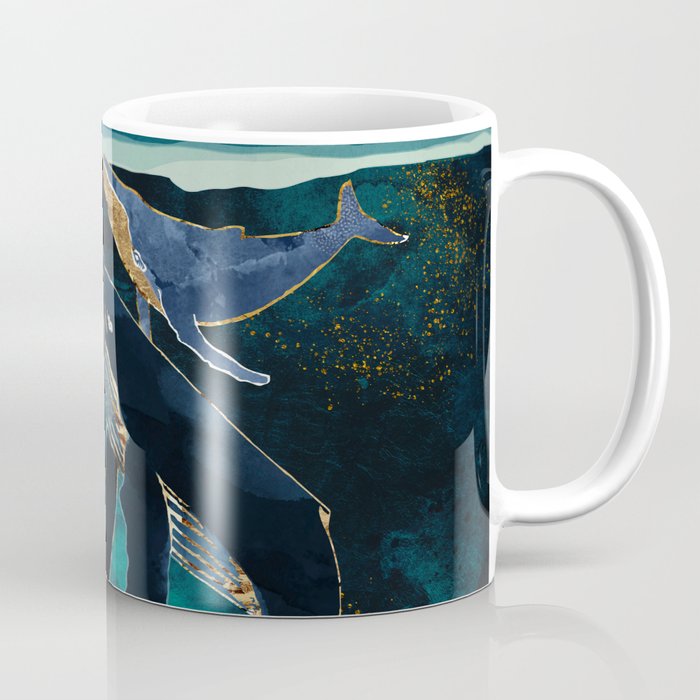 Moonlit Whales Coffee Mug Gallery Image 1