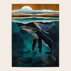 Moonlit Whales Poster Gallery Image 4