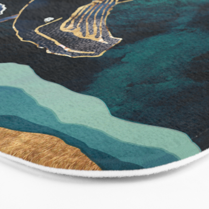 Moonlit Whales Bath Mat Gallery Image 3