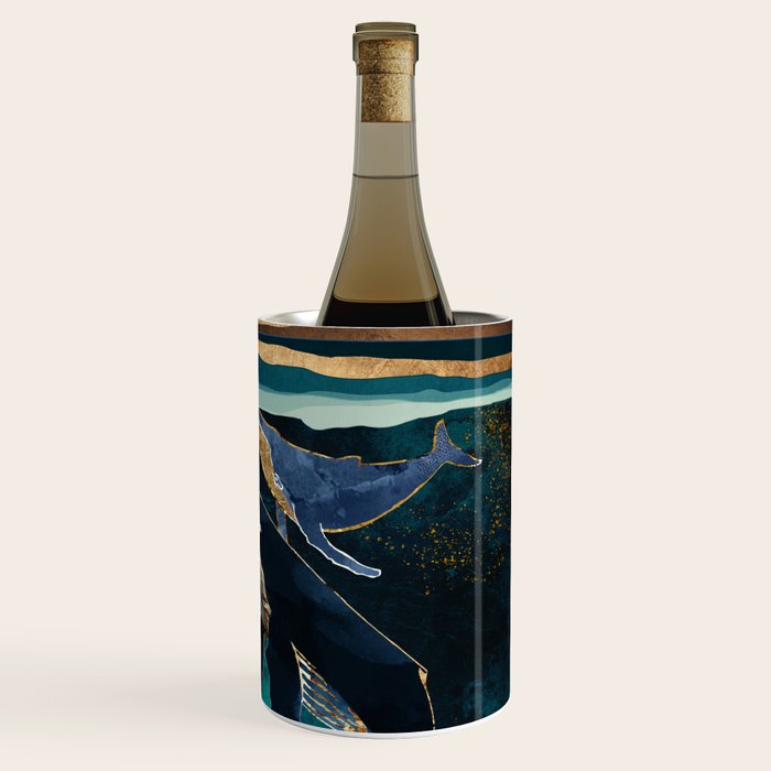 Moonlit Whales Wine Chiller Gallery Image 3