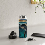 Moonlit Whales Water Bottle Gallery Image 4