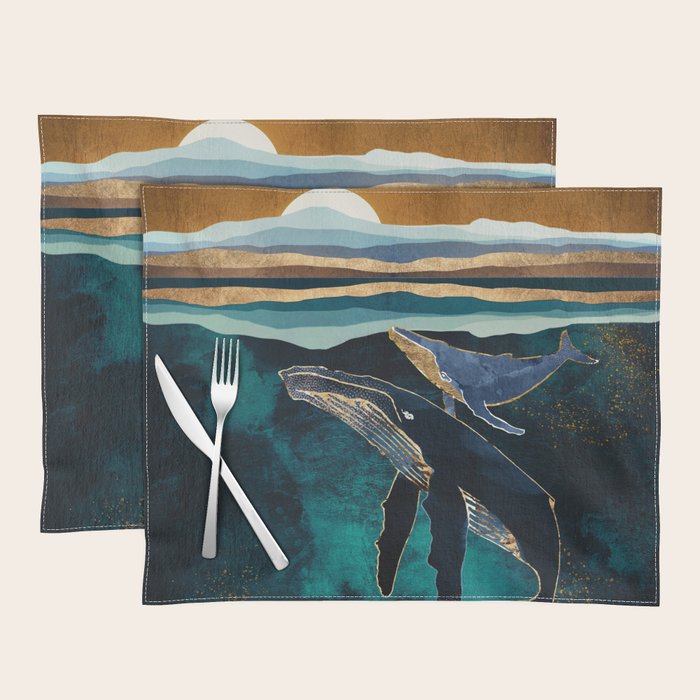 Moonlit Whales Placemat Gallery Image 1