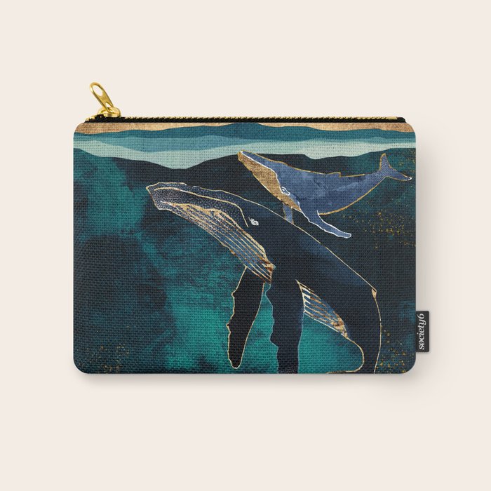 Moonlit Whales Carry All Pouch Gallery Image 1