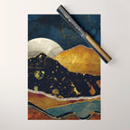 Bronze Night Wrapping Paper Gallery Image 1