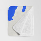 Wild Ferns: Ultramarine Blue Edition Throw Blanket Gallery Image 3