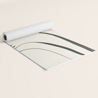 Lady Portrait Abstract Minimal  Line Art 3 Yoga Mat Gallery Image 2