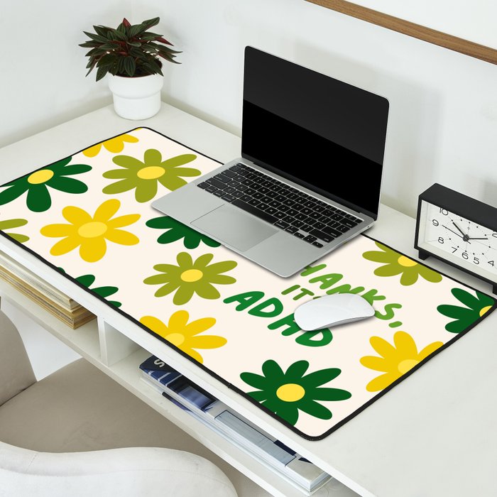 Thanks, It's ADHD Desk Mat Gallery Image 2