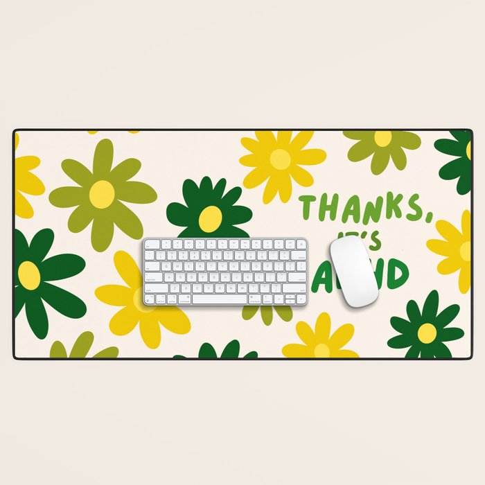 Thanks, It's ADHD Desk Mat Gallery Image 1